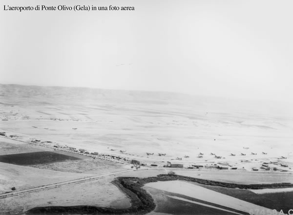 Aerial photo of Ponte Olivo (Gela) airfield